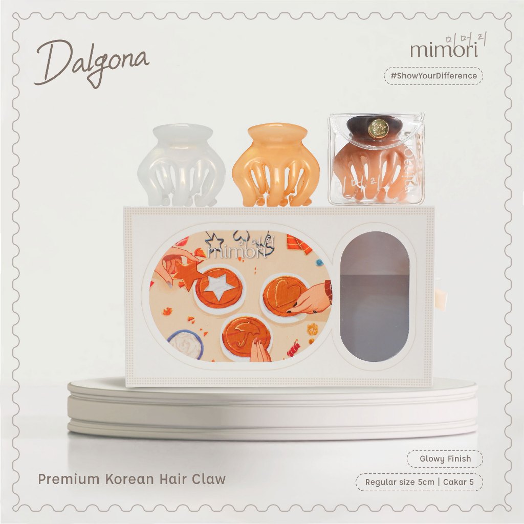Mimori - Jedai Rambut Aesthetic Dalgona Series isi 3