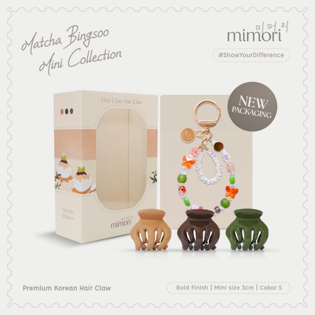 Mimori - Jedai Korea Aesthetic Mini Matcha Bingsoo isi 3